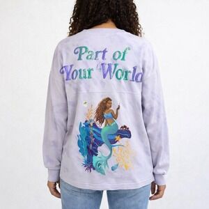 Disney Parks Little Mermaid "Part of Your World" Spirit Jersey Women's Large